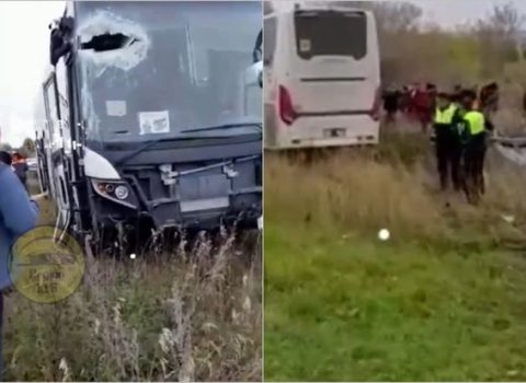 Rusiyada Ukraynadakı müharibəyə yollanan çağırışçıların avtobusu qəzaya düşdü – VİDEO