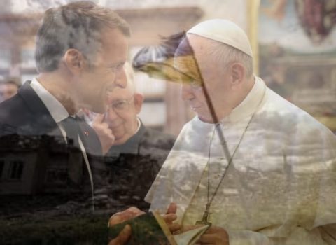 Rusiya-Ukrayna savaşının ATOM BOMBASI: Makron Roma Papasına yalvarır