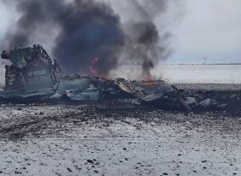 Rusiyanın Su-25 təyyarəsi vuruldu