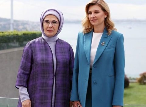 Türkiyə və Ukraynanın birinci xanımları görüşdülər – FOTO