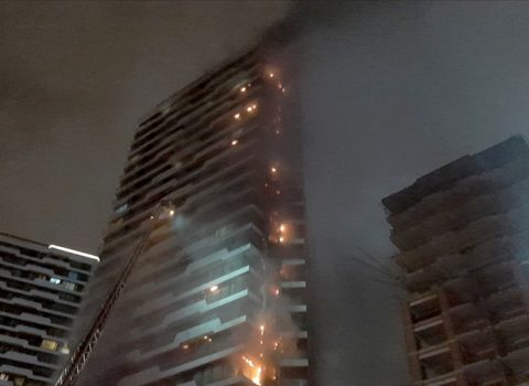İstanbulda göydələndəki yanğın söndürüldü – VİDEO / YENİLƏNİB