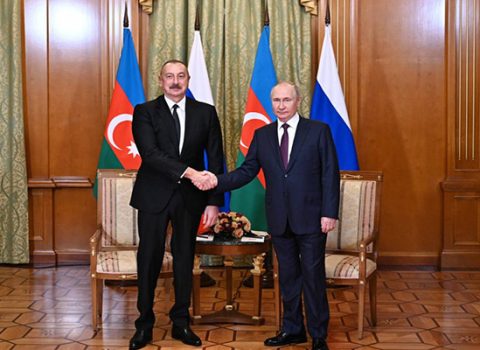 İlham Əliyevlə Putinin görüşündən – VİDEO
