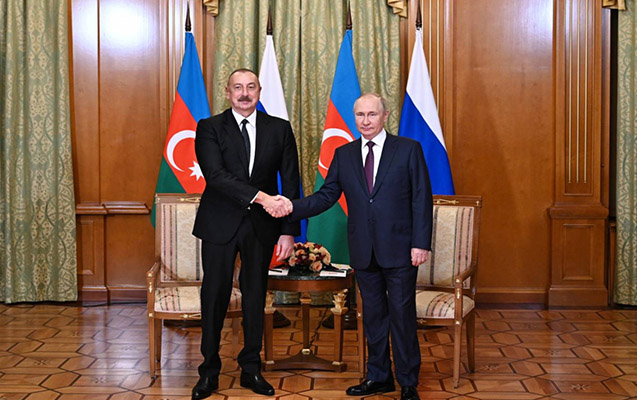 İlham Əliyevlə Putinin görüşündən – VİDEO İlham Əliyevlə Putinin görüşündən – VİDEO