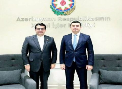 İran səfiri Azərbaycan XİN-in mətbuat katibi ilə GÖRÜŞDÜ