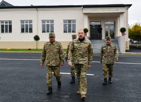 İlham Əliyev Füzulidə yeni hərbi hissədə yaradılan şəraitlə tanış olub – YENİLƏNİB