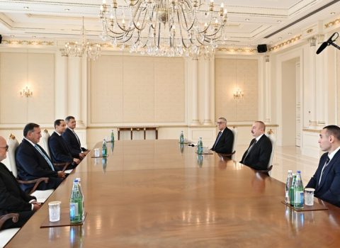 İlham Əliyev Avropa Olimpiya Komitələrinin prezidentini qəbul etdi