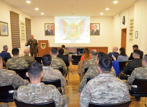 NATO-nun nümayəndə heyəti Hərbi Dəniz Qüvvələrində olub – FOTO