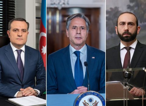 Ceyhun Bayramovun Mirzoyan və Blinkenlə üçtərəfli görüşü başa çatdı – YENİLƏNİB