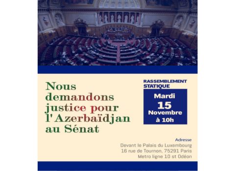 Fransa Senatının qarşısında ermənipərəst qətnamənin qəbuluna qarşı aksiya keçiriləcək