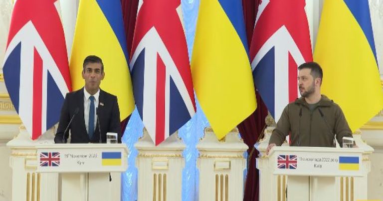 Sunak Britaniyanın Ukraynaya yeni hərbi dəstək paketini açıqladı