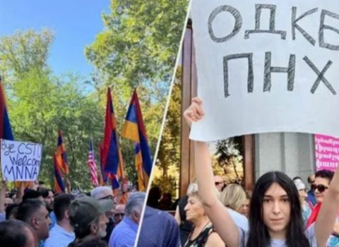 İrəvanda “Rədd ol, KTMT!” şüarı altında mitinq keçirilir – VİDEO