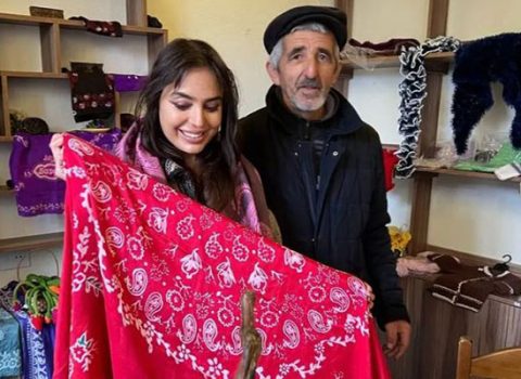 Leyla Əliyeva Basqaldan fotolar PAYLAŞDI