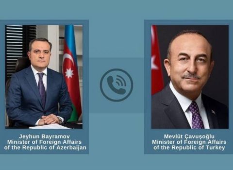 Azərbaycan və Türkiyə XİN başçıları telefonla danışdı