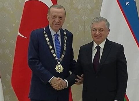 Ərdoğana İmam Buhari ordeni təqdim edildi