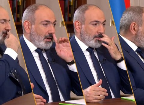 Erməni mediası: “Paşinyan dünən müsahibə zamanı neçə dəfə burnuna toxunub?” – VİDEO