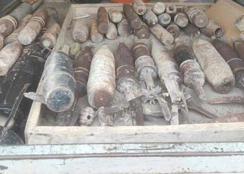 Xızıda külli miqdarda hərbi sursat aşkarlandı