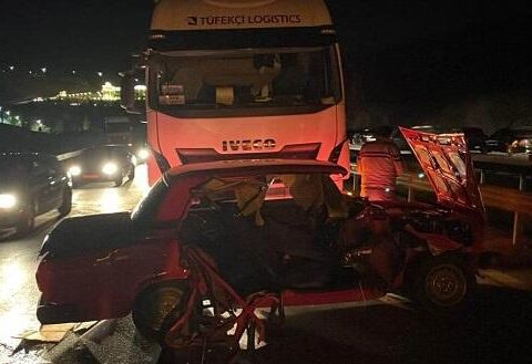 TIR-la minik maşını toqquşdu – Yaralı var 