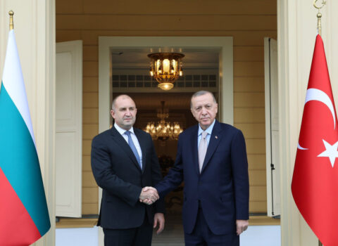 Ərdoğan Rumen Radev ilə görüşdü