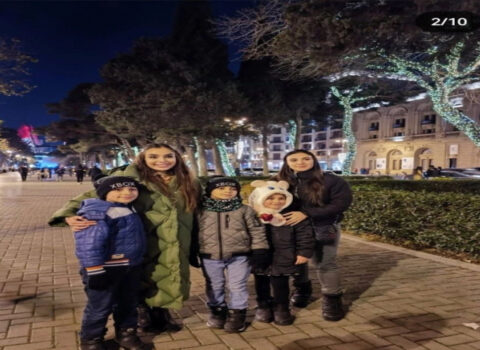 Leyla Əliyeva paytaxt sakinləri ilə görüşdü – FOTO