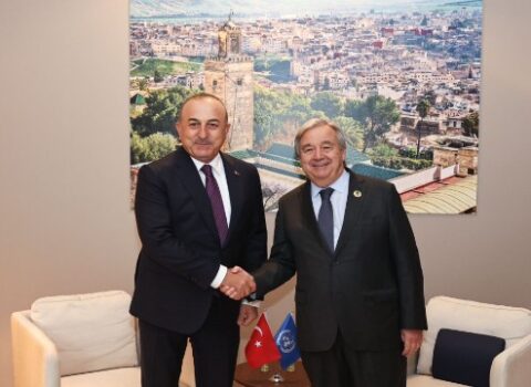 Çavuşoğlu Quttereşlə Əfqanıstanı və Ukraynanı müzakirə etdi