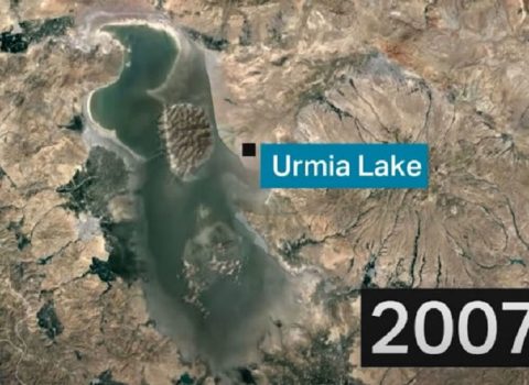 İran rejimi Urmiya gölünü məhv edir – VİDEO