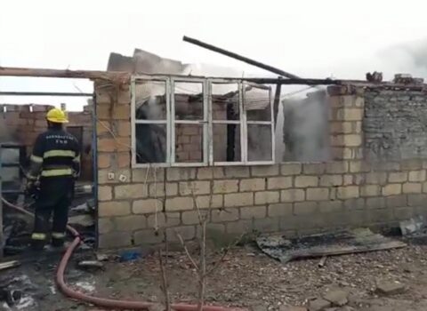 Göyçayda tövlə yandı: Mal-qara və ev quşları tələf oldu