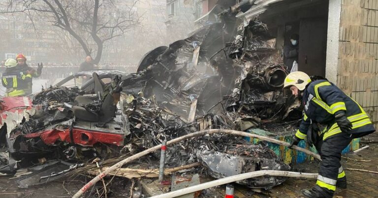 Ukraynada helikopter qəzasında həlak olanların sayı 19-a çatdı – 29 nəfər yaralandı