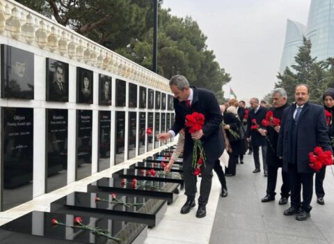 Türkiyəli nazir Azərbaycana gəldi