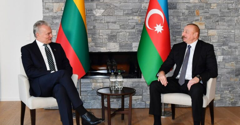 Azərbaycan və Litva prezidentləri Davosda görüşdü – YENİLƏNİB