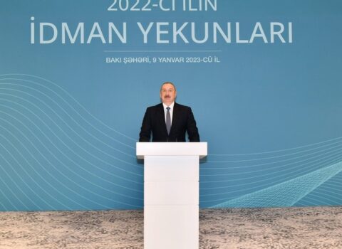 Prezident ötən ilin idman yekunlarına həsr olunmuş mərasimdə iştirak etdi – YENİLƏNİB