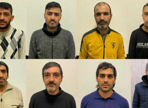 Qanunsuz silah gəzdirən 8 nəfər saxlanıldı