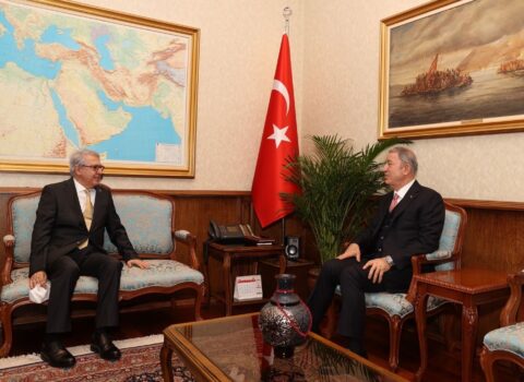 Hulusi Akar Sərdar Kılıçla görüşdü – FOTO