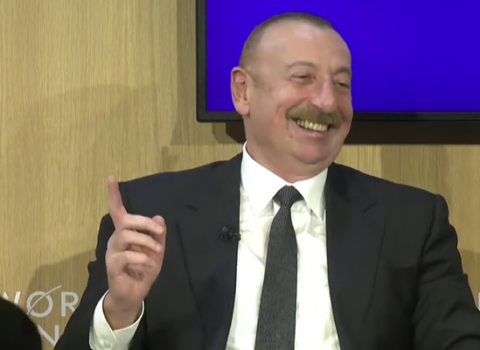 Prezidentin iştirakı ilə Davosda səmimi anlar – VİDEO