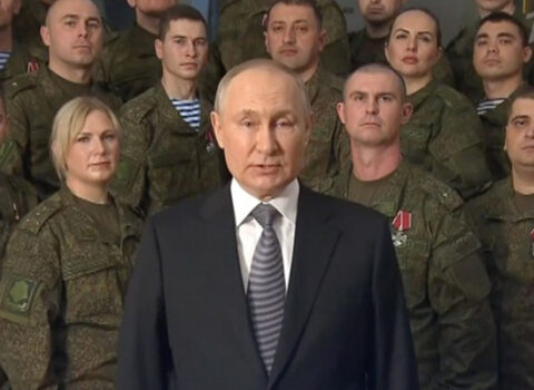 Putin ilk dəfə Yeni il təbrikini belə etdi – VİDEO