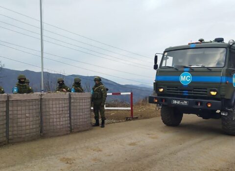 Sülhməramlıların üç avtomobili aksiya ərazisindən maneəsiz keçdi