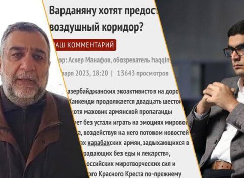“Əslində Vardanyan Azərbaycanın iddialarını TƏSDİQ EDİB” – Erməni jurnalist