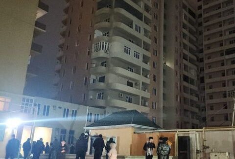 Abşeronda binanın transformatoru yandı, sakinlər təxliyə edildi