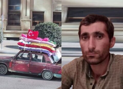 Köhnə maşınla Türkiyəyə yardım aparan Sərvər Bəşirliyə avtomobil hədiyyə edildi