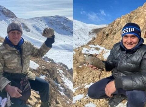 Naxçıvanda qanunsuz ov edən şəxslər SAXLANILDI
