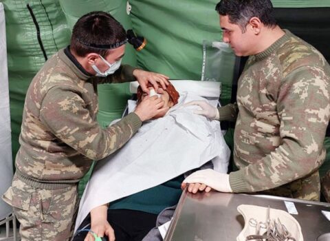 Hərbi həkimlərimiz Türkiyədə 61 cərrahi əməliyyat keçirdi – FOTO