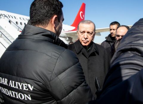 Ərdoğan Heydər Əliyev Fondunun nümayəndələri ilə görüşdü