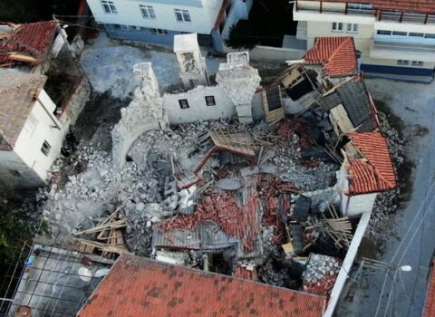 Türkiyədə dünyanın ən müqəddəs ziyarətgahlarından biri tamamilə dağıldı – FOTO/VİDEO