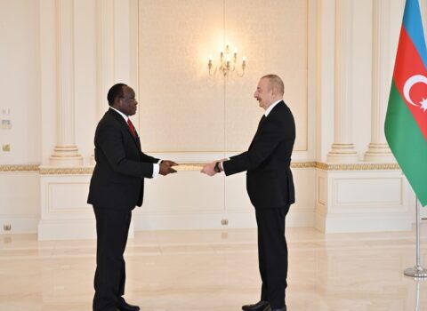 Prezident Namibiya səfirinin etimadnaməsini qəbul etdi – YENİLƏNİB