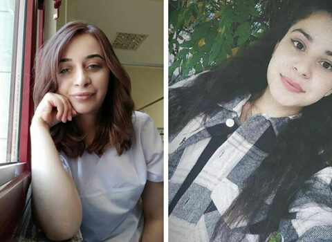 Dağıntılar altından çıxarılan Gülşənlə Jalə Azərbaycana gətirildi