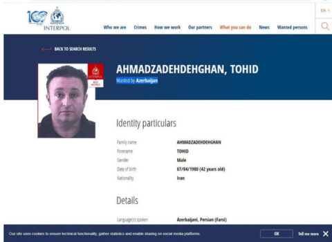 Azərbaycan narkotik qaçaqmalçısı olan İran vətəndaşını beynəlxalq axtarışa verdi