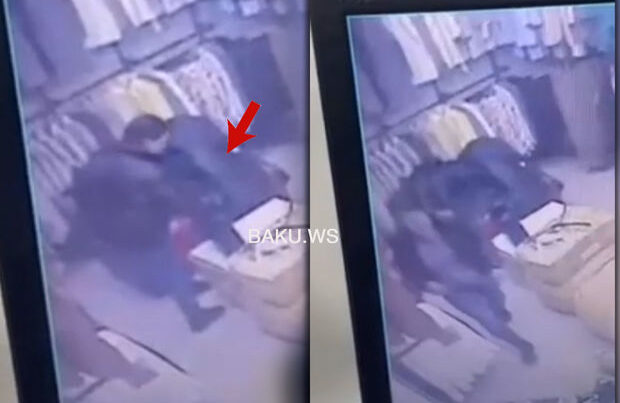 Qadının mağazadan pulqabını oğurlama görüntüləri – VİDEO Qadının mağazadan pulqabını oğurlama görüntüləri – VİDEO