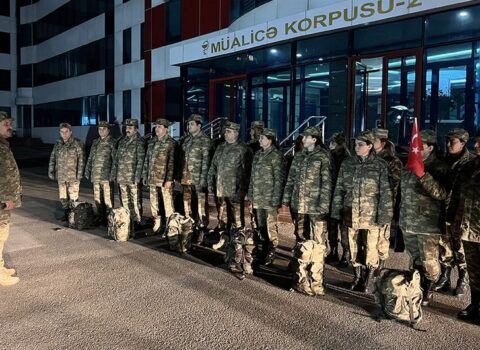 Azərbaycanın bir qrup hərbi tibb personalı Türkiyəyə yola düşdü