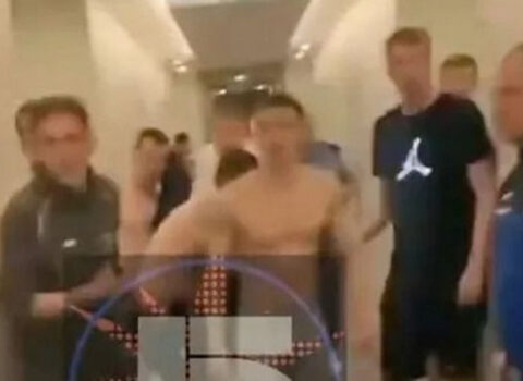 Rus və ukraynalı futbolçular arasında əlbəyaxa dava – VİDEO