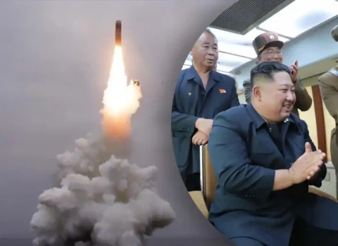 Şimali Koreyanın ABŞ-a çata bilən ballistik raketinin BURAXILIŞI – VİDEO