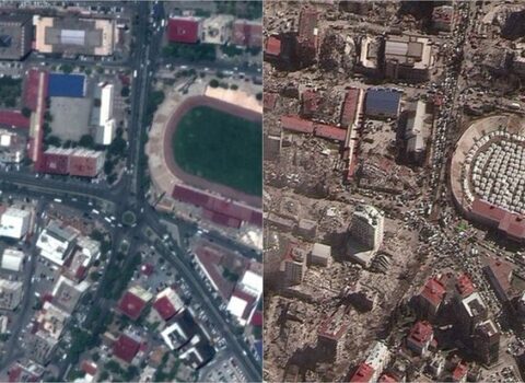Kahramanmaraş, Qaziantep zəlzələdən əvvəl və sonra – FOTO/VİDEO